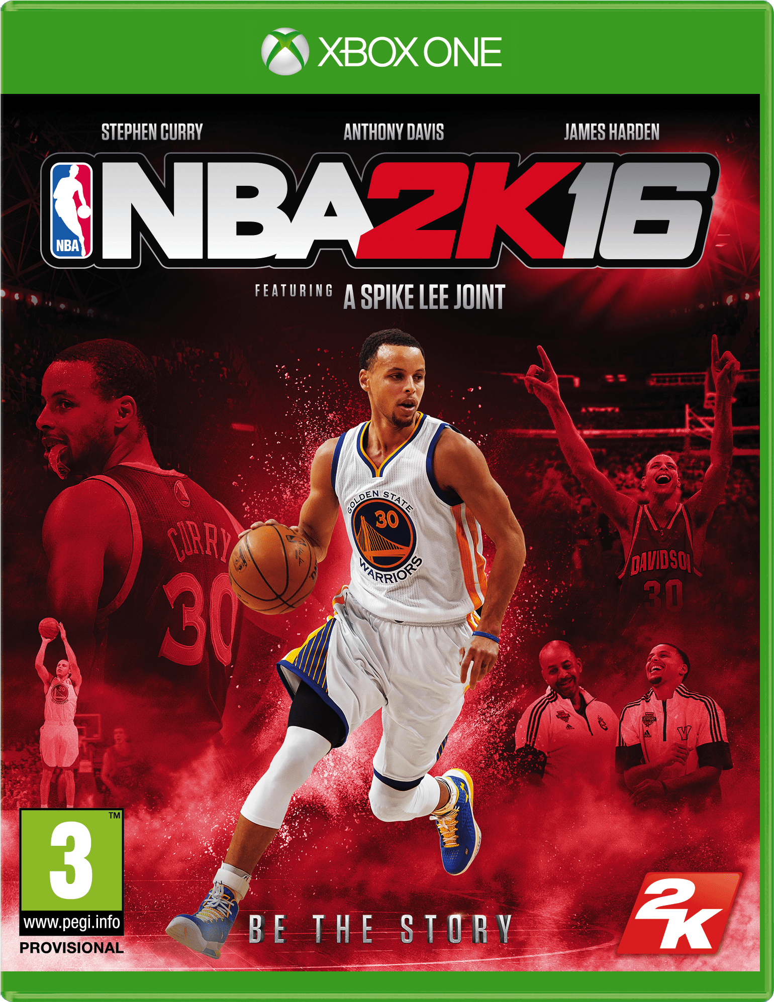 N B A2 K16 Steph Curry Xbox One Cover