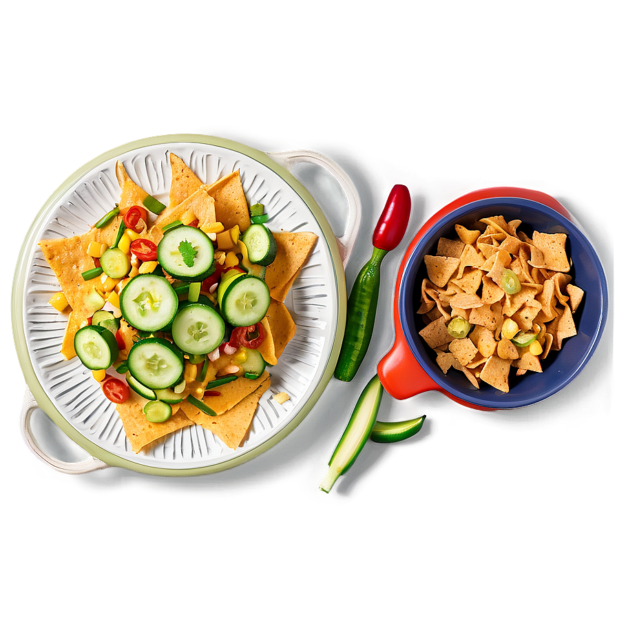 Nachos With Corn And Zucchini Png 21