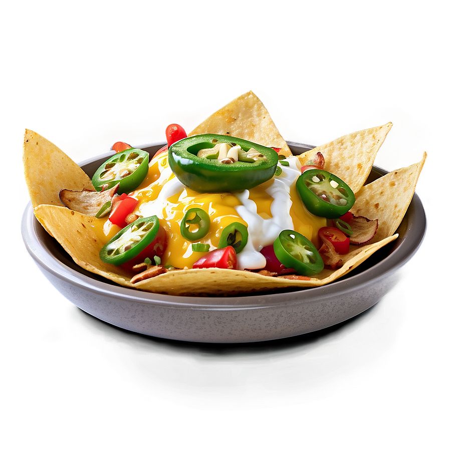 Nachos With Jalapeno Peppers Png Mvm