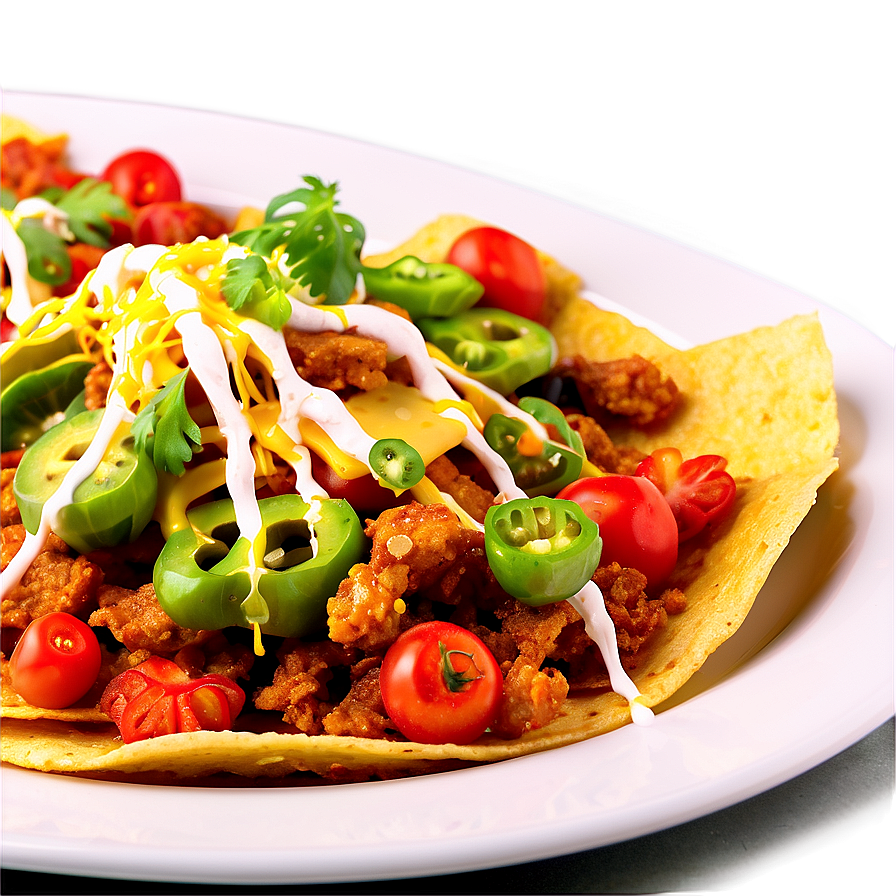 Nachos With Vegan Cheese Png Vaq2