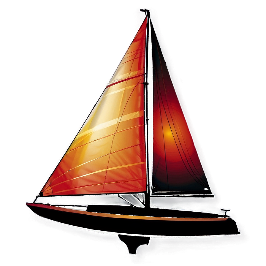 Napoli Sailboat Sunset Png 40