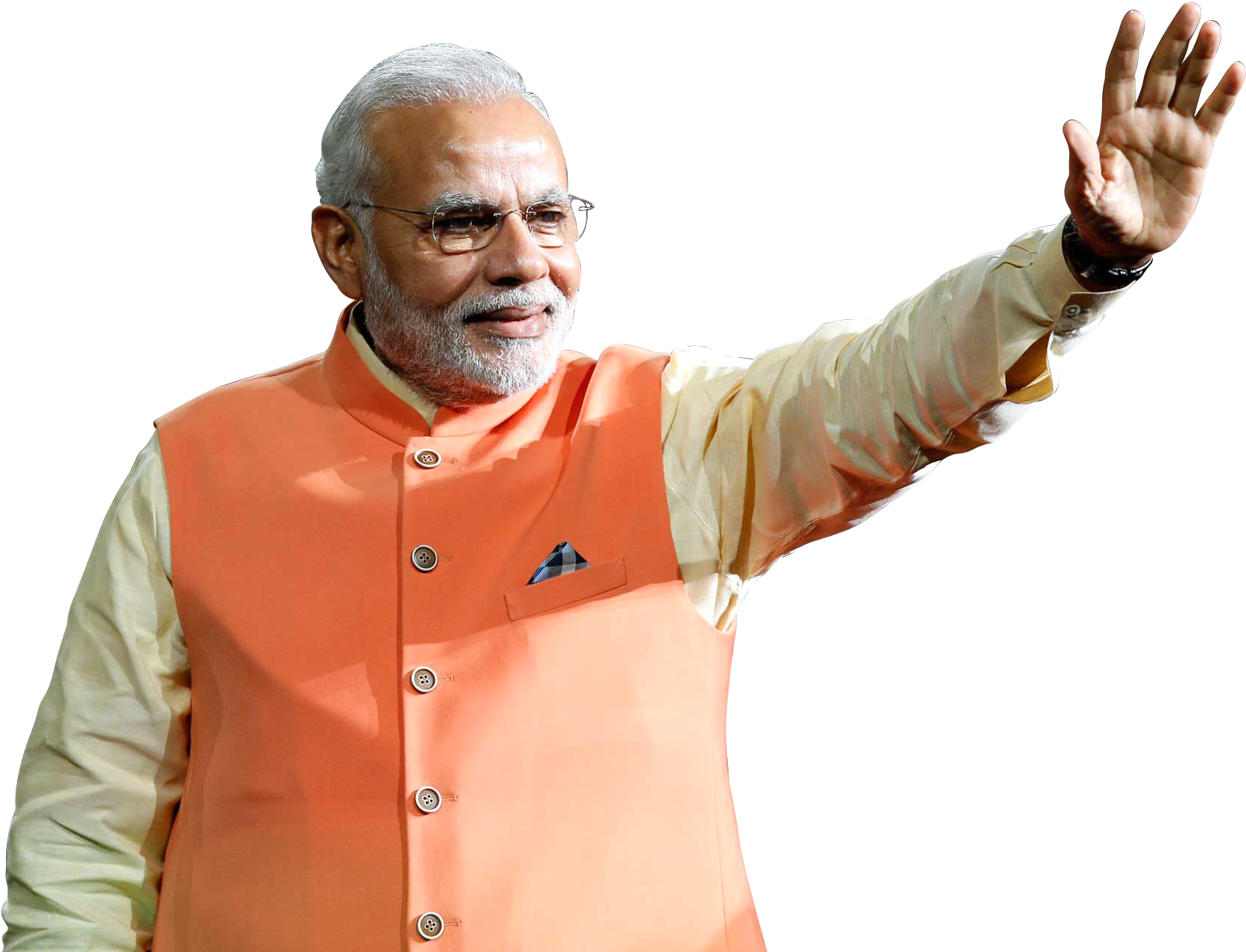 Narendra Modi Waving Gesture