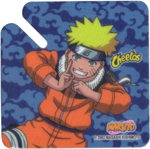 Naruto Cheetos Promotional Card