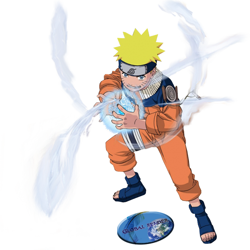 Naruto Performing Rasengan