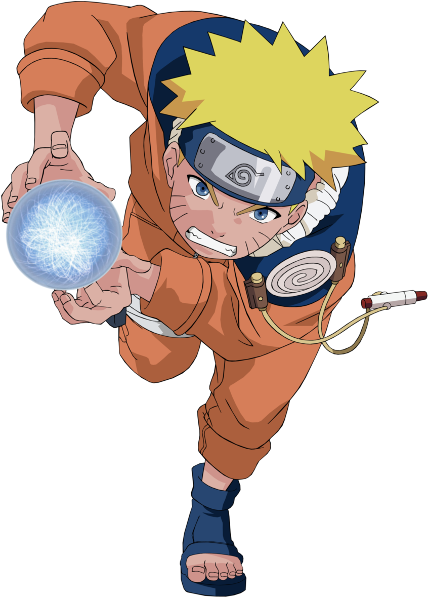 Naruto Performing Rasengan