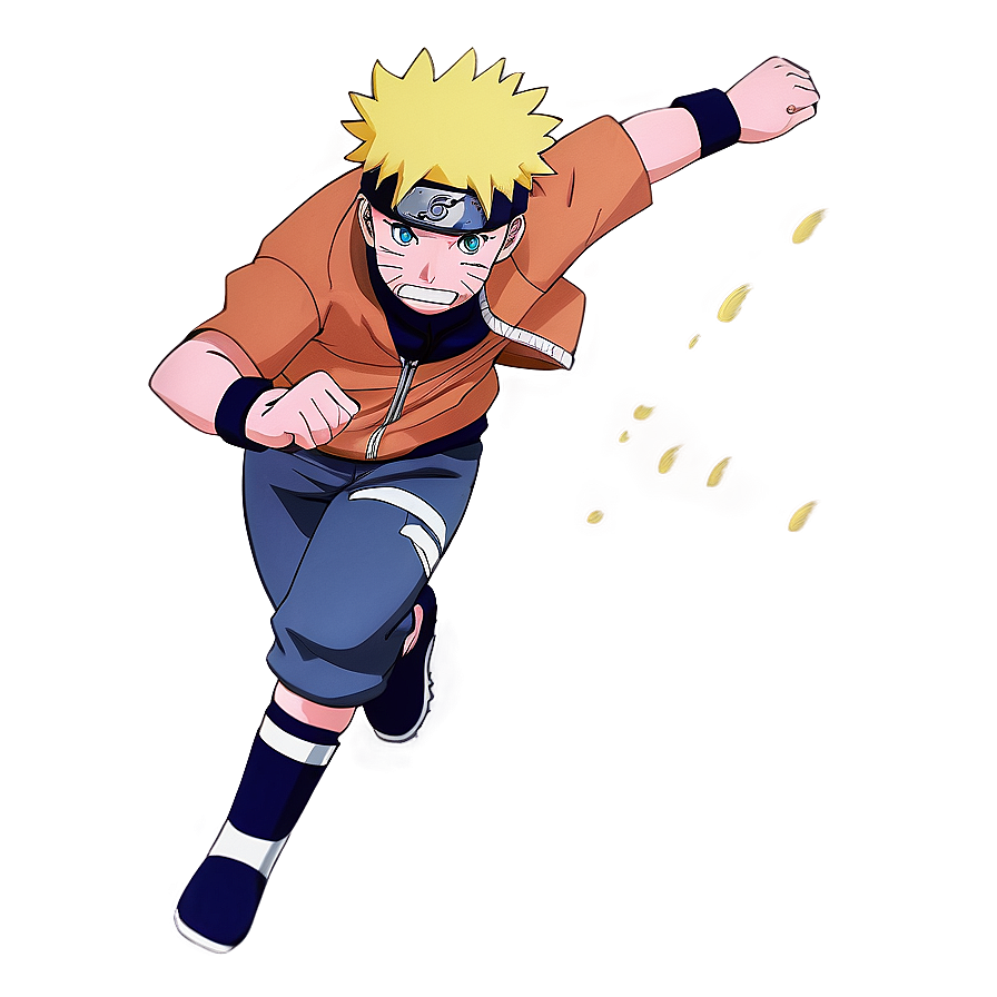 Naruto Running Determination Png 89