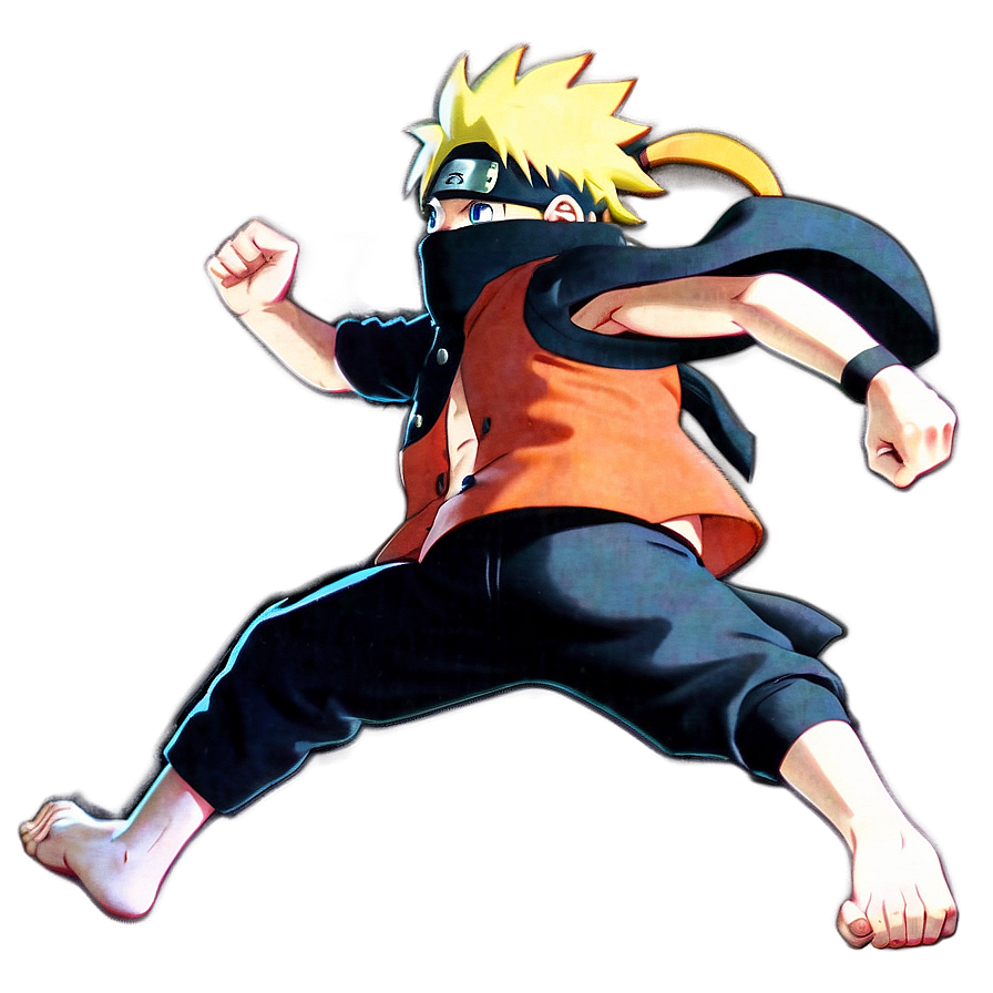 Naruto Running Through Fire Png Kyr