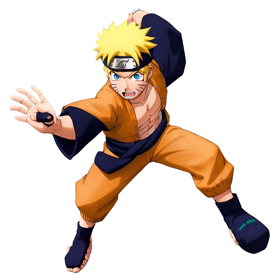 Naruto Uzumaki Running Pose Png Fjs