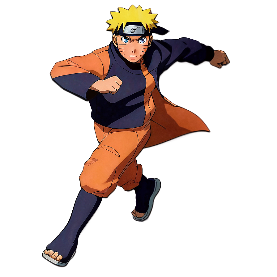 Naruto Uzumaki Running Pose Png Nqi