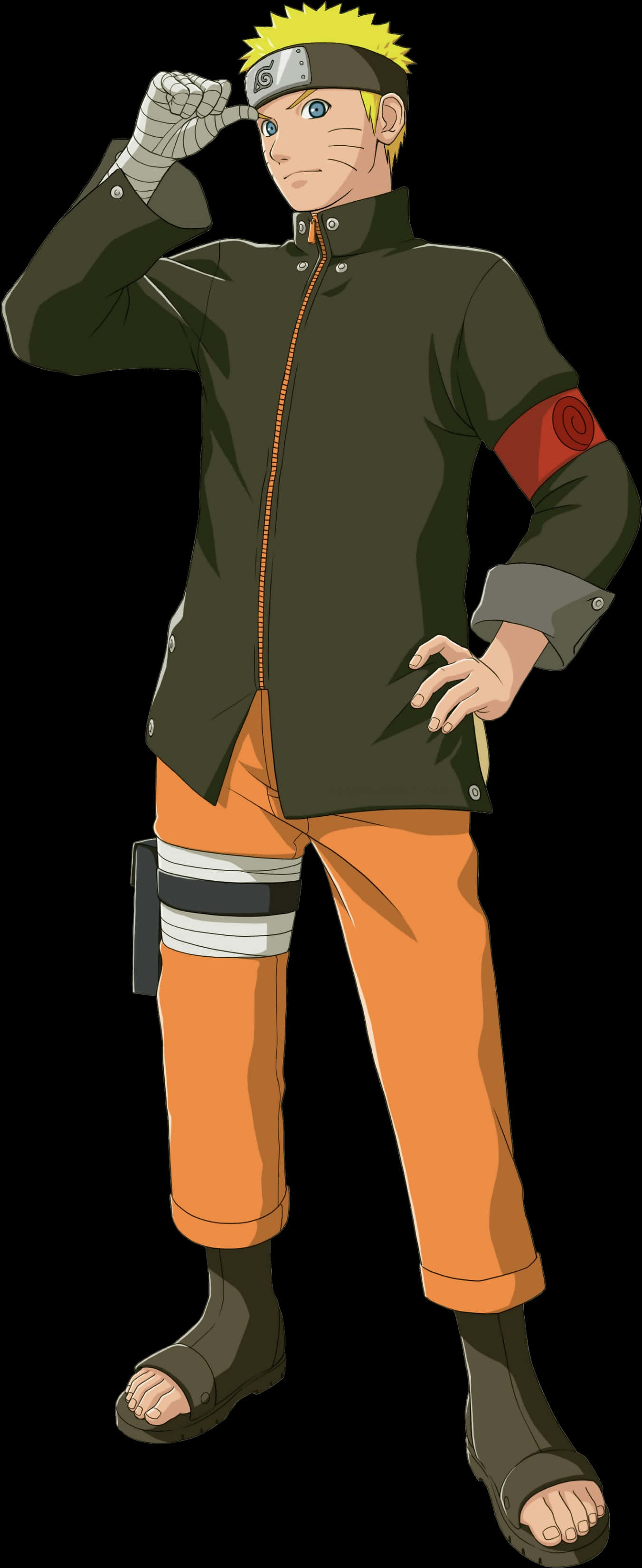 Naruto_ Uzumaki_ Standing_ Pose