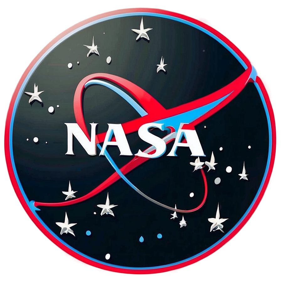 Nasa Logo With Galaxy Background Png Ukj47