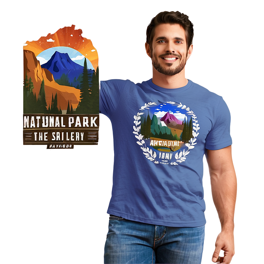 National Park Graphic Tee Png 3