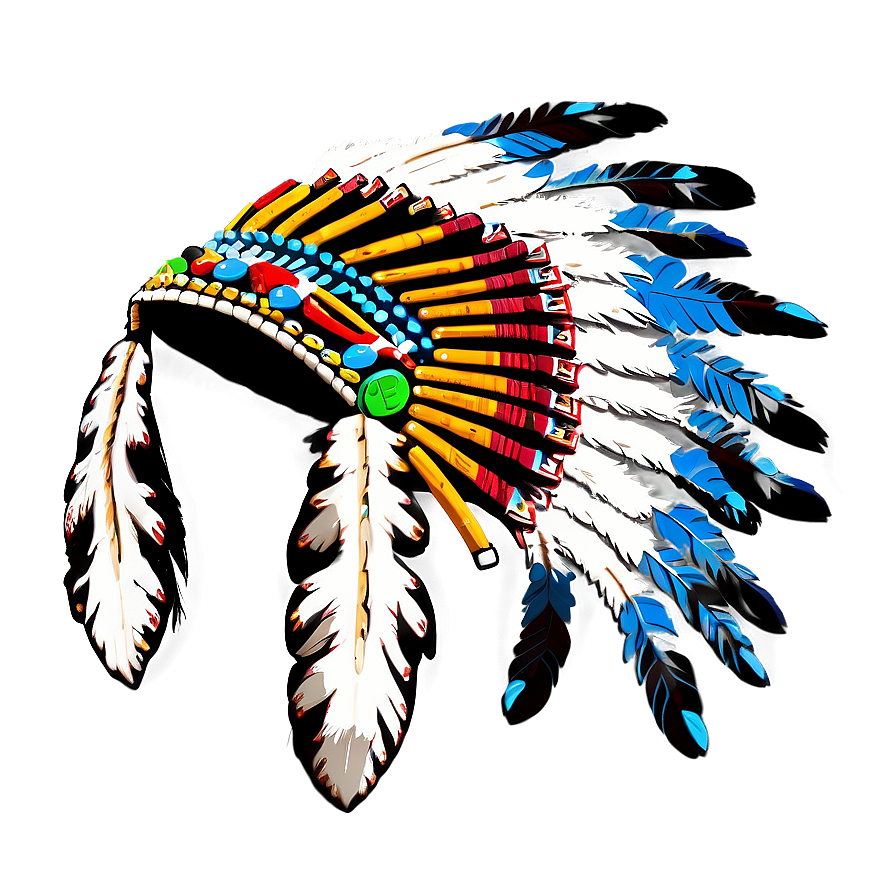 Native American Headdress Png 06112024