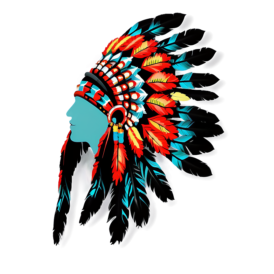 Native American Headdress Png Hju52