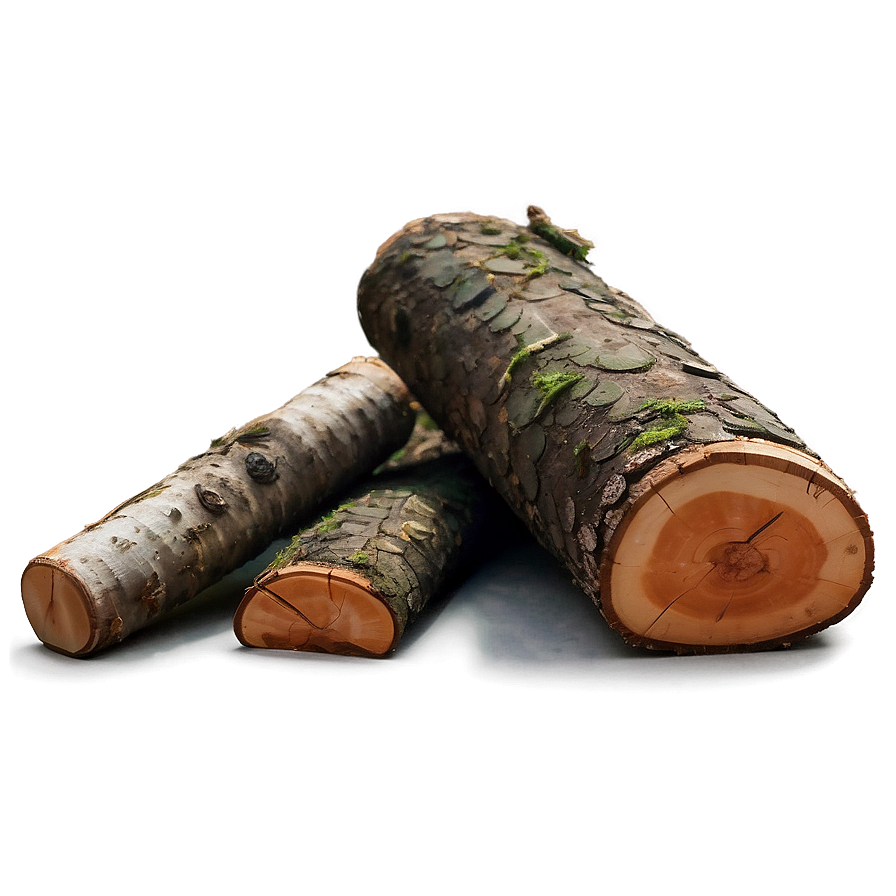 Natural Birch Firewood Png 06282024