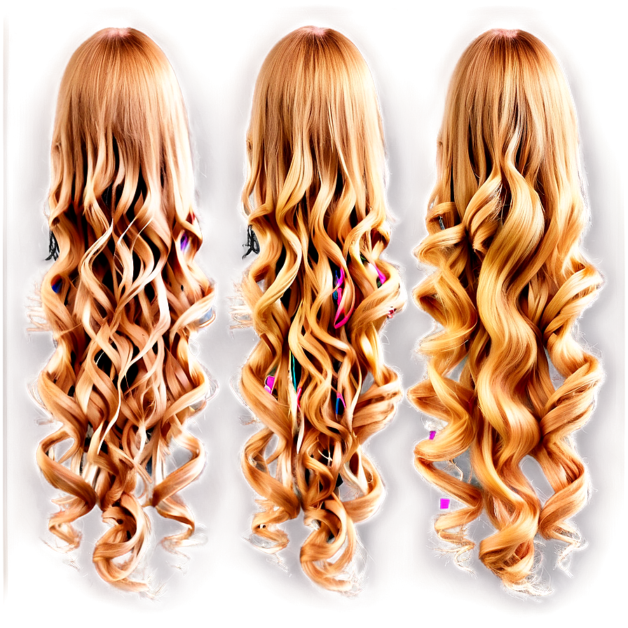 Natural Blonde Curls Png Gye90