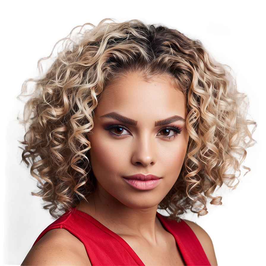 Natural Curly Hairstyle Png 05242024