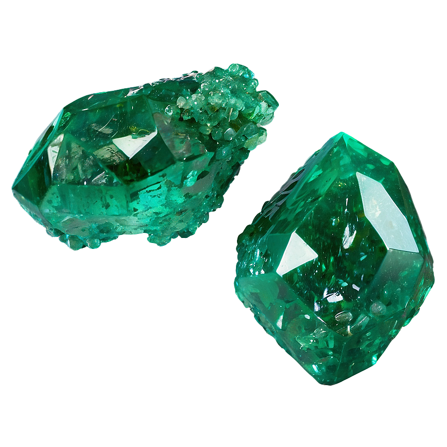 Natural Emerald Cluster Png 28