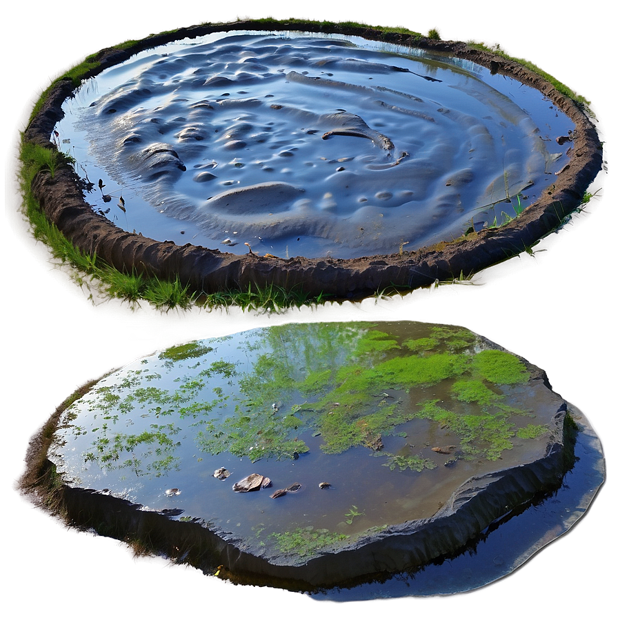 Natural Mud Pond Png 06242024