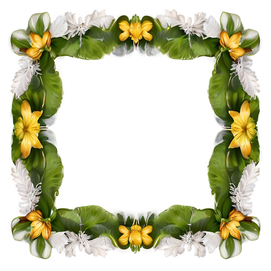 Nature Decorative Frame Png Est