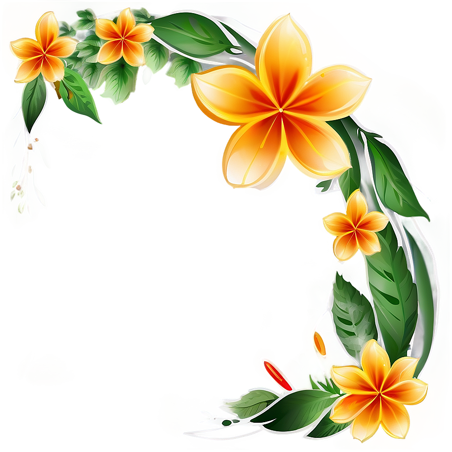 Nature Flower Border Png Vuy16