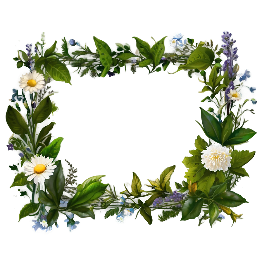 Nature Inspired Photo Border Png Sod84