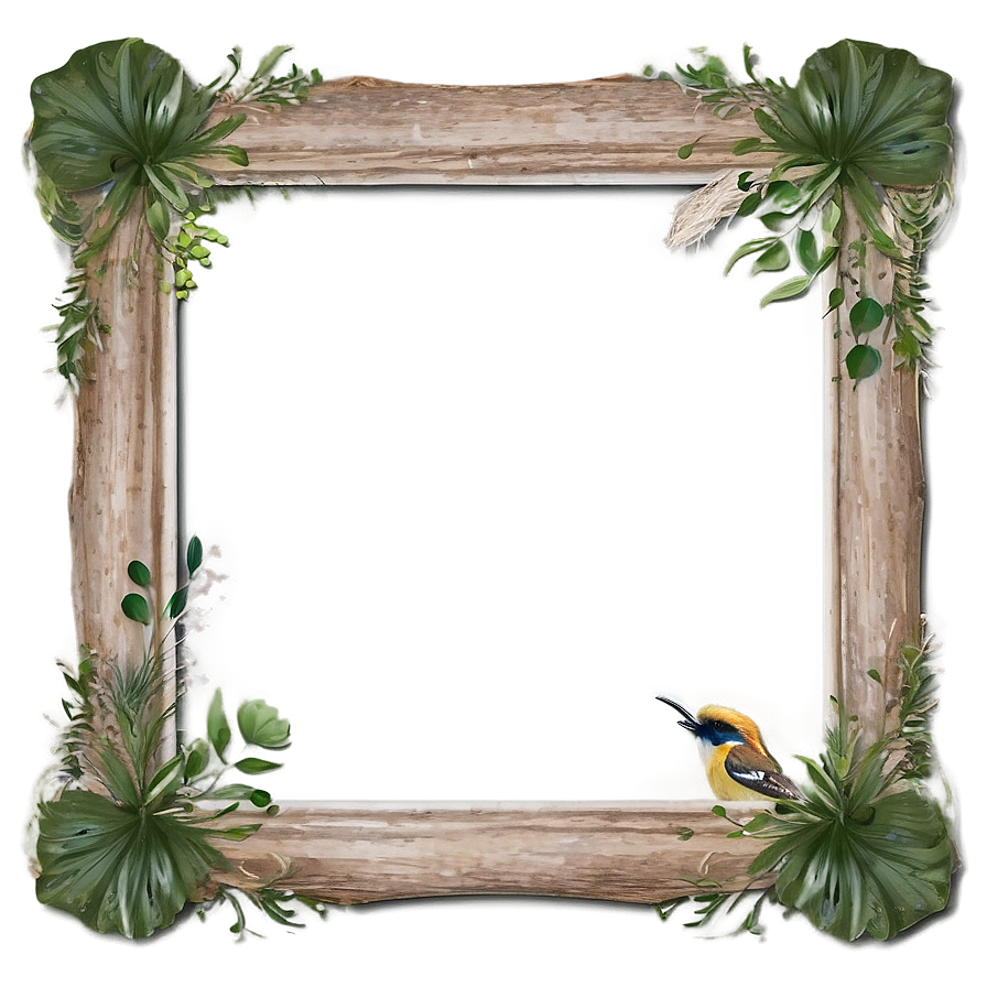 Nature Inspired Picture Frame Png Xgt