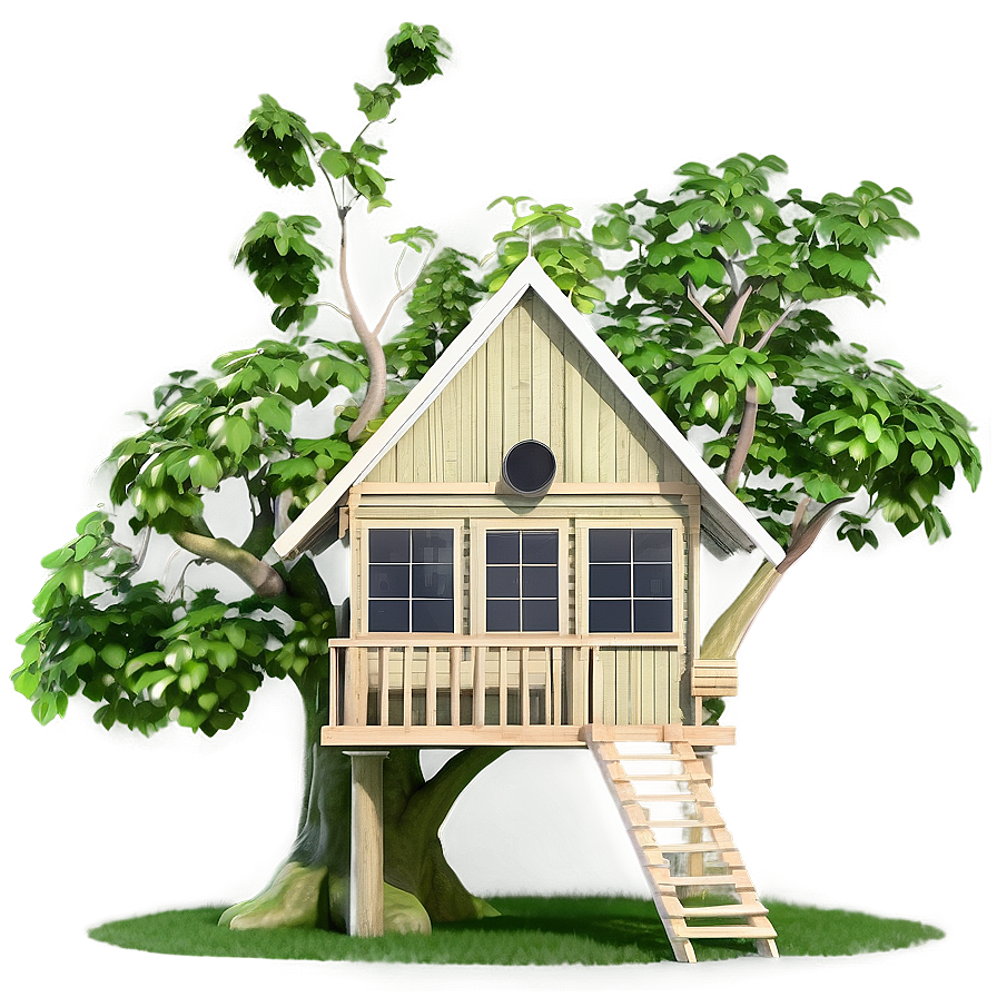 Nature-inspired Tree House Png 06282024