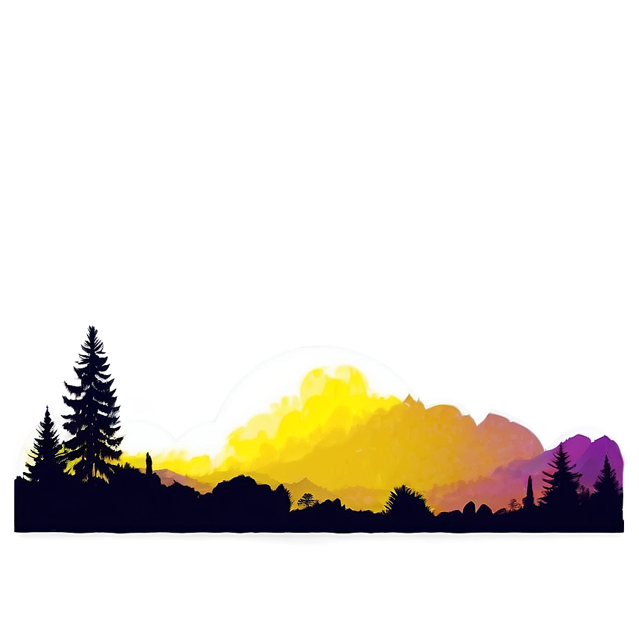 Nature Skyline Cutout Png 06292024