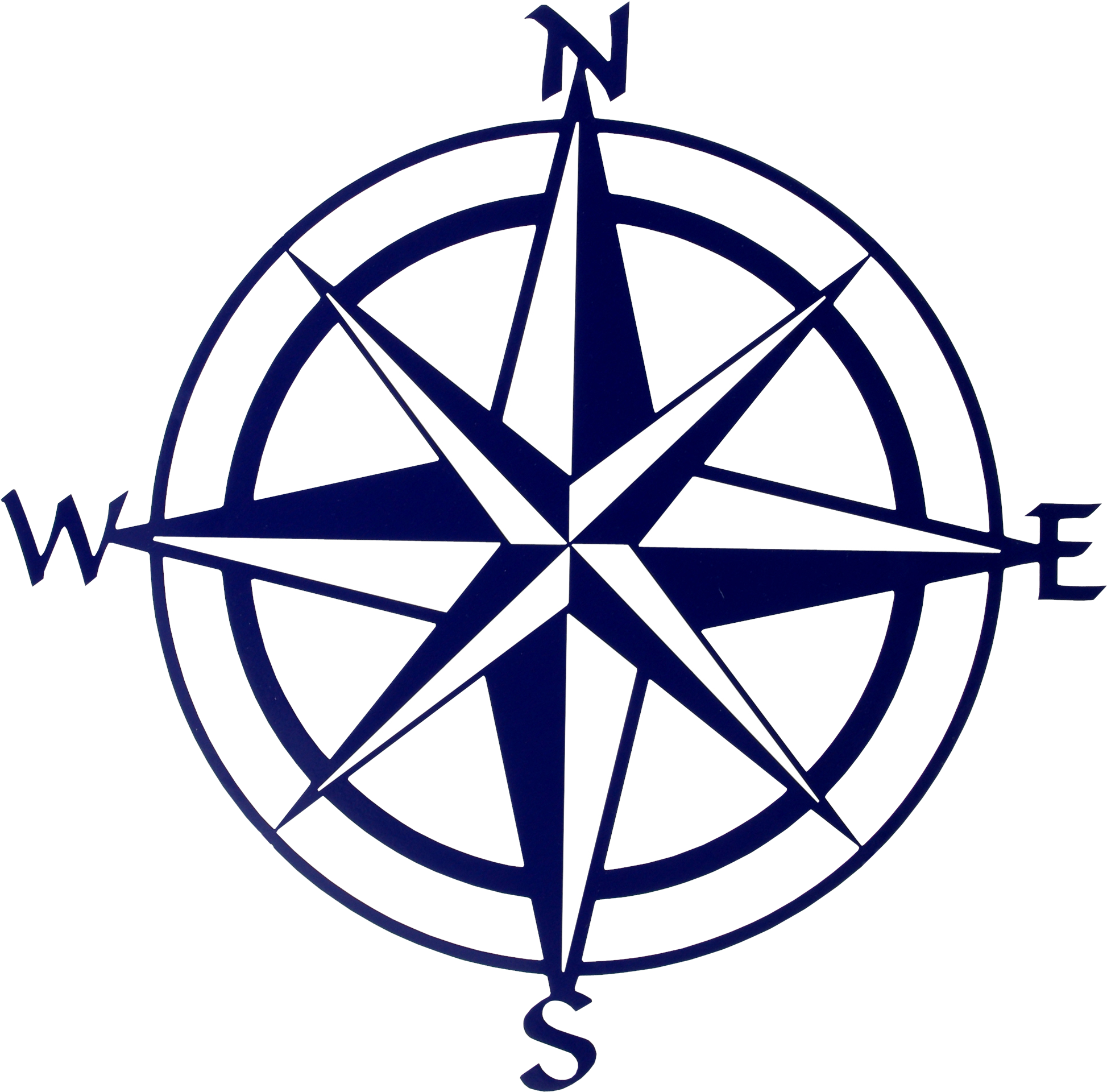 Nautical Compass Rose Graphic