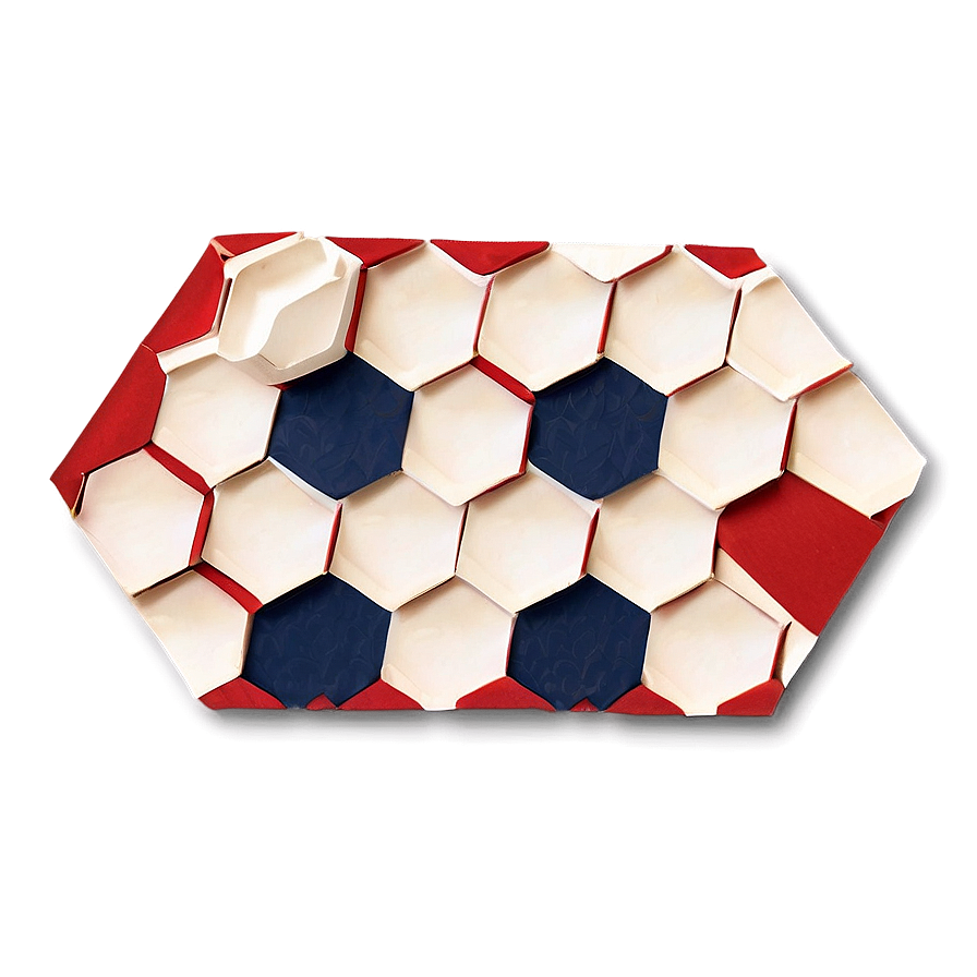 Nautical Hexagon Pattern Png Tdv67