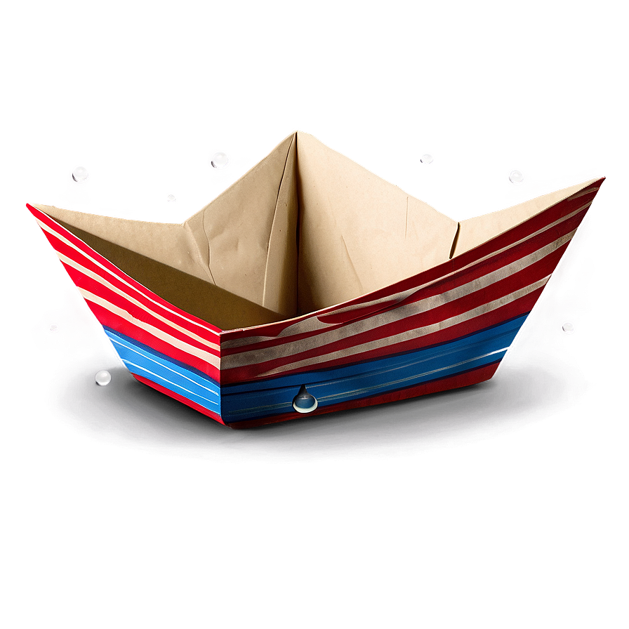 Nautical Paper Boat Design Png 06282024