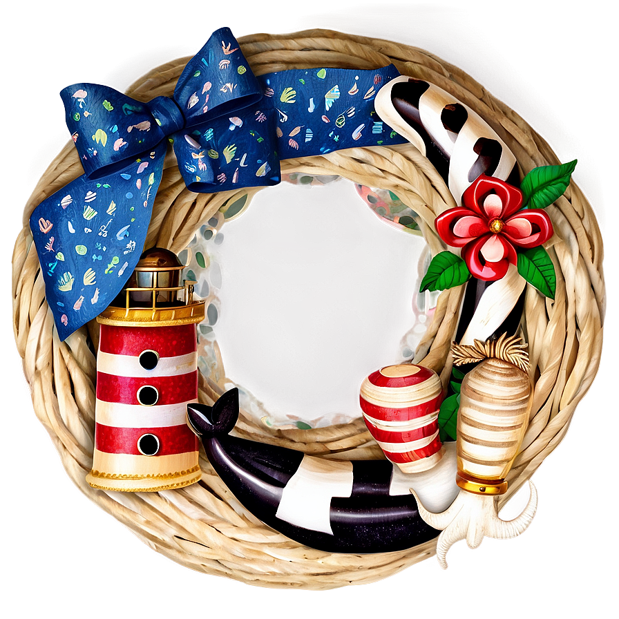 Nautical Theme Wreath Png Xyi52