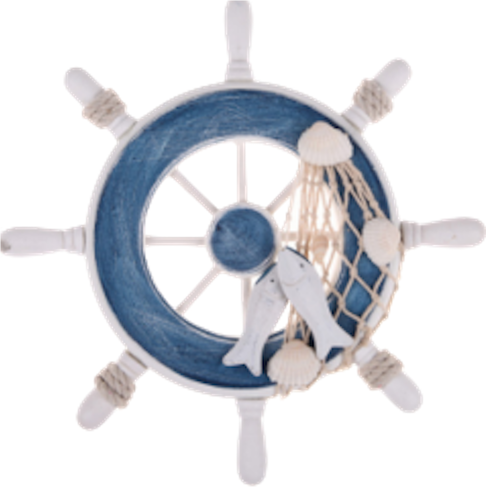 Nautical Wheel Decorative Artifact