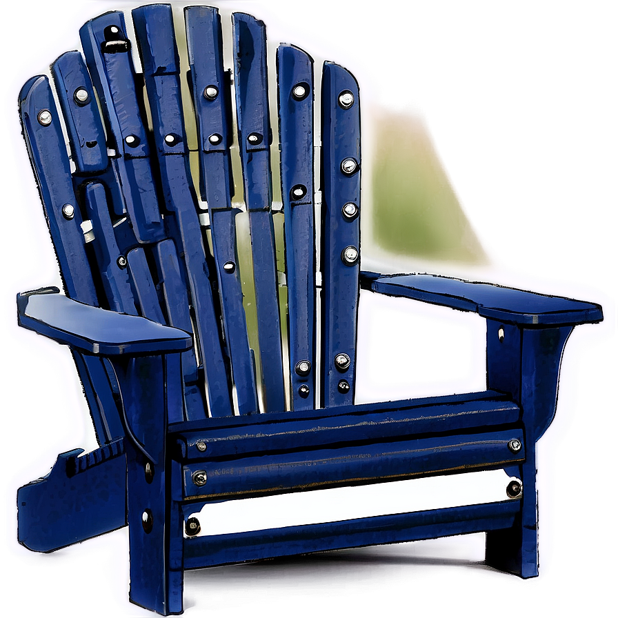 Navy Adirondack Chair Png 21