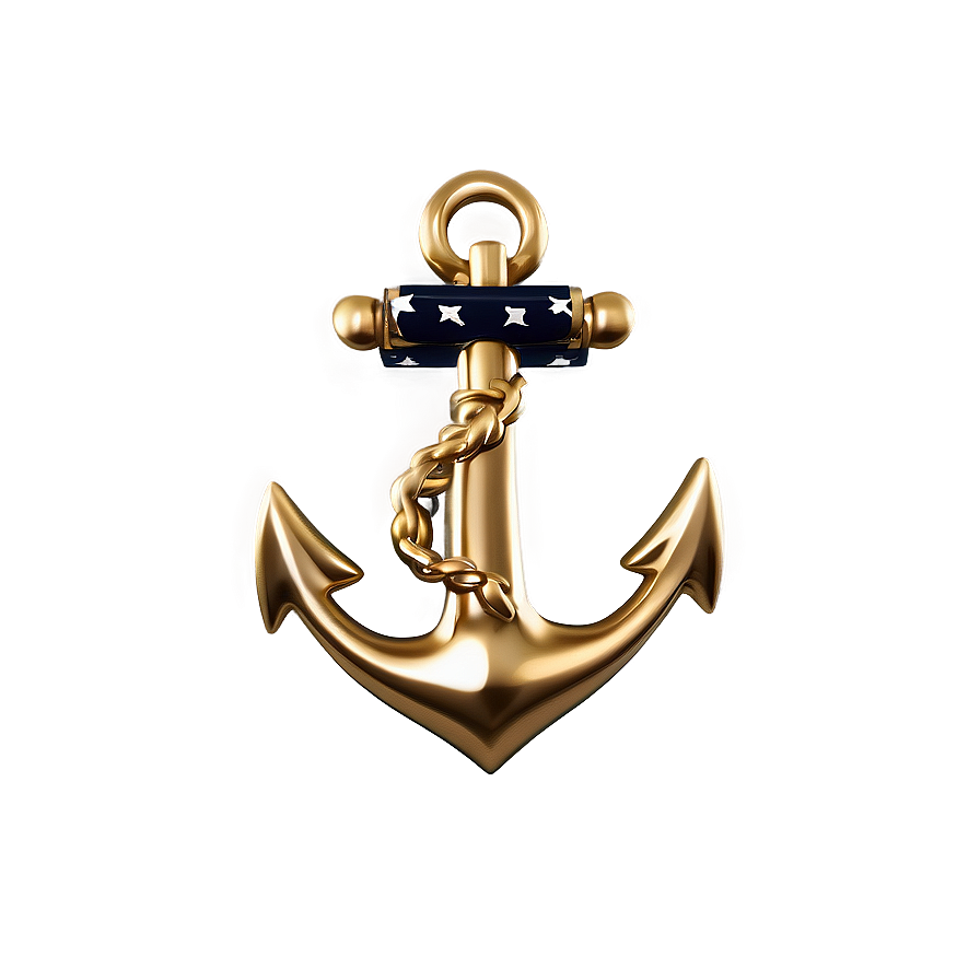 Navy Anchor And Stars Png 81