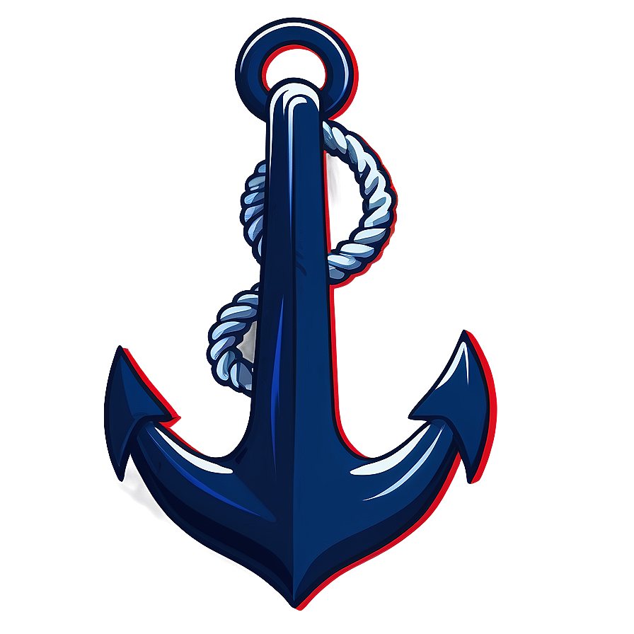 Navy Anchor In Flat Design Png Rqs