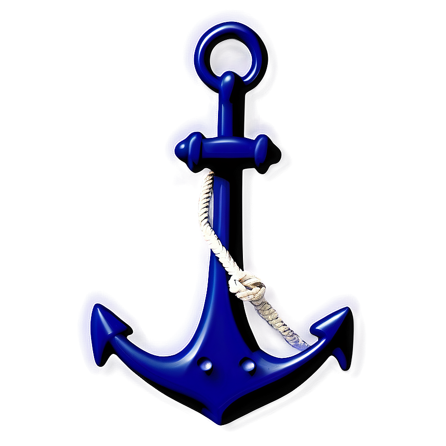 Navy Anchor On Blue Background Png Yak90