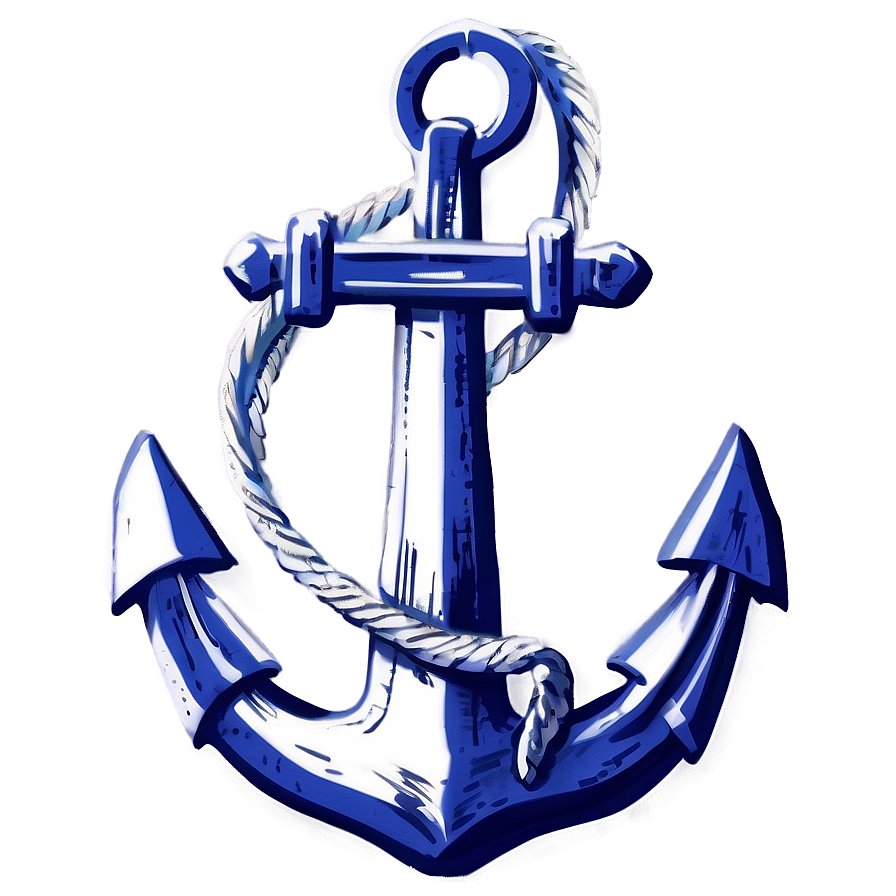 Navy Anchor Sketch Png 06292024