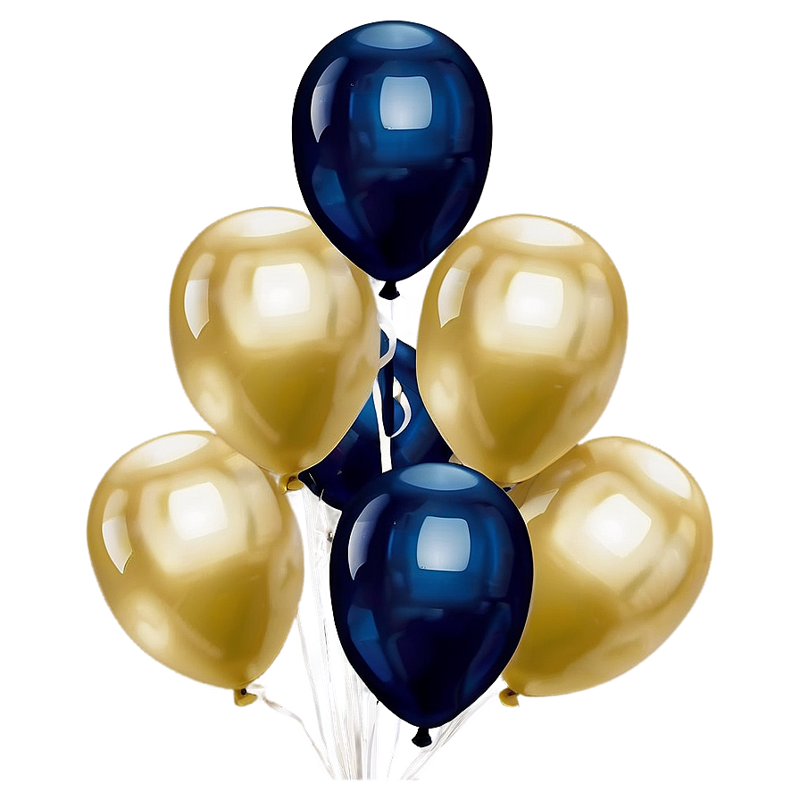 Navy Blue Balloons Png Crs97