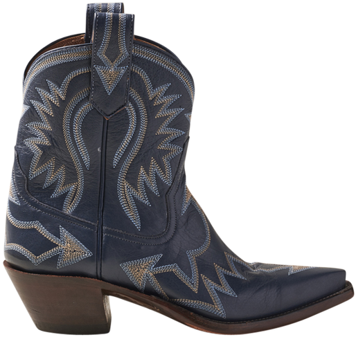 Navy Blue Embroidered Cowboy Boot.png