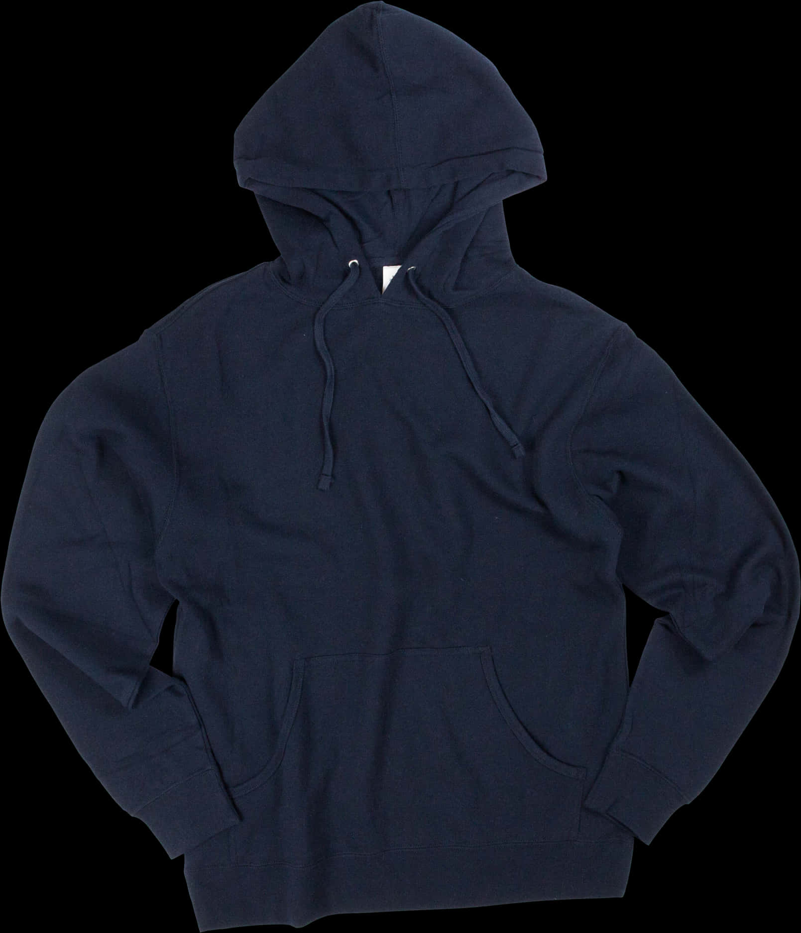 Navy Blue Hoodie Black Background