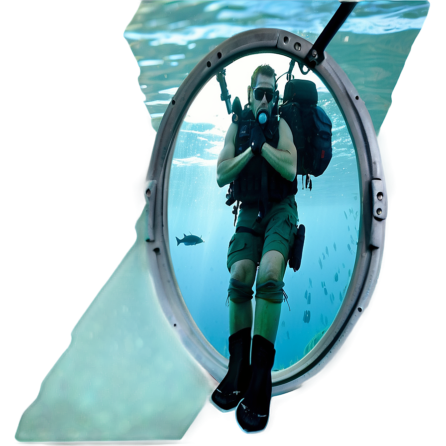 Navy Seal Underwater Mission Png Iay