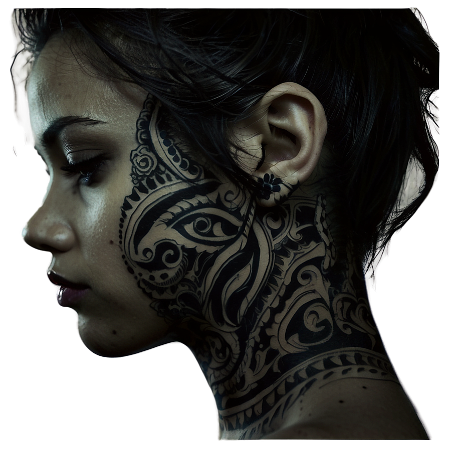 Neck Tattoo Design Ideas Png 06122024