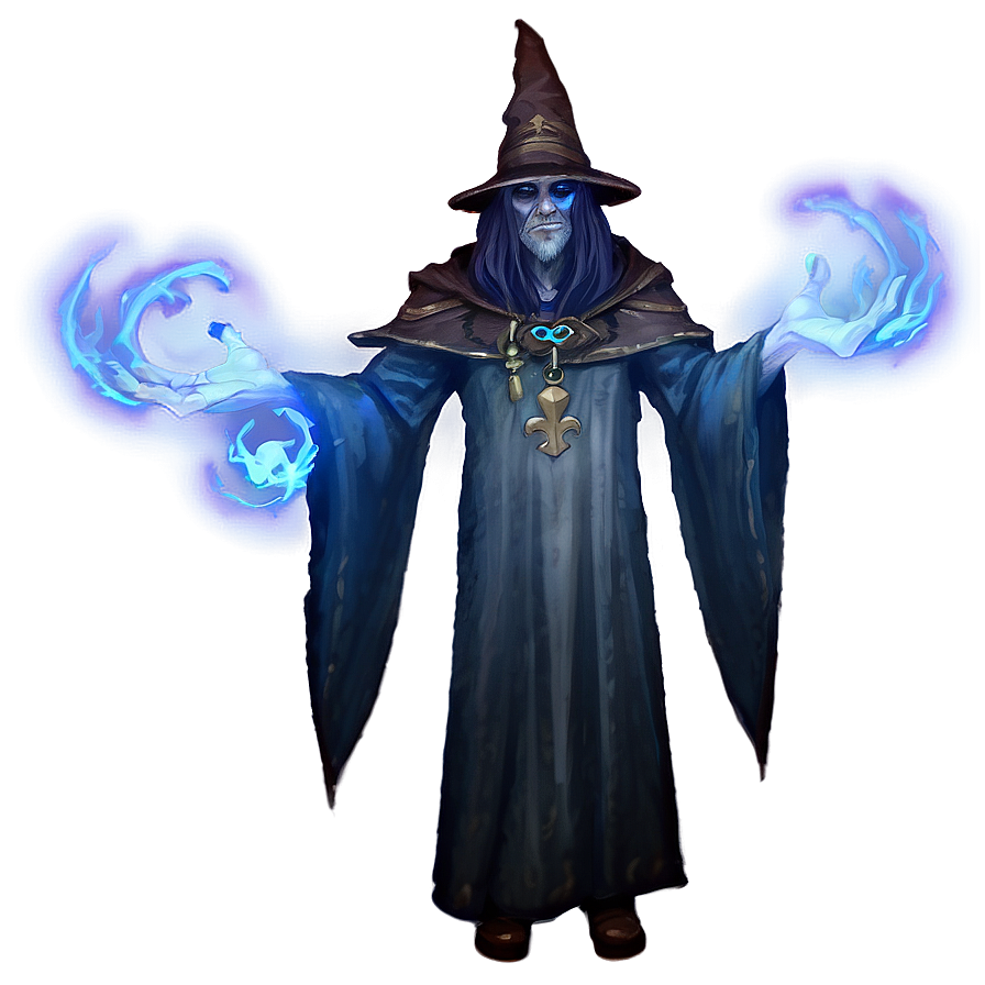 Necromancer Wizard Summoning Png 06112024