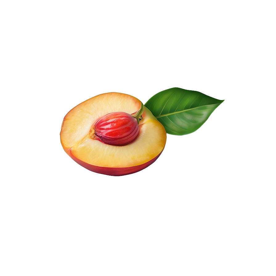 Nectarine Piece Png 87