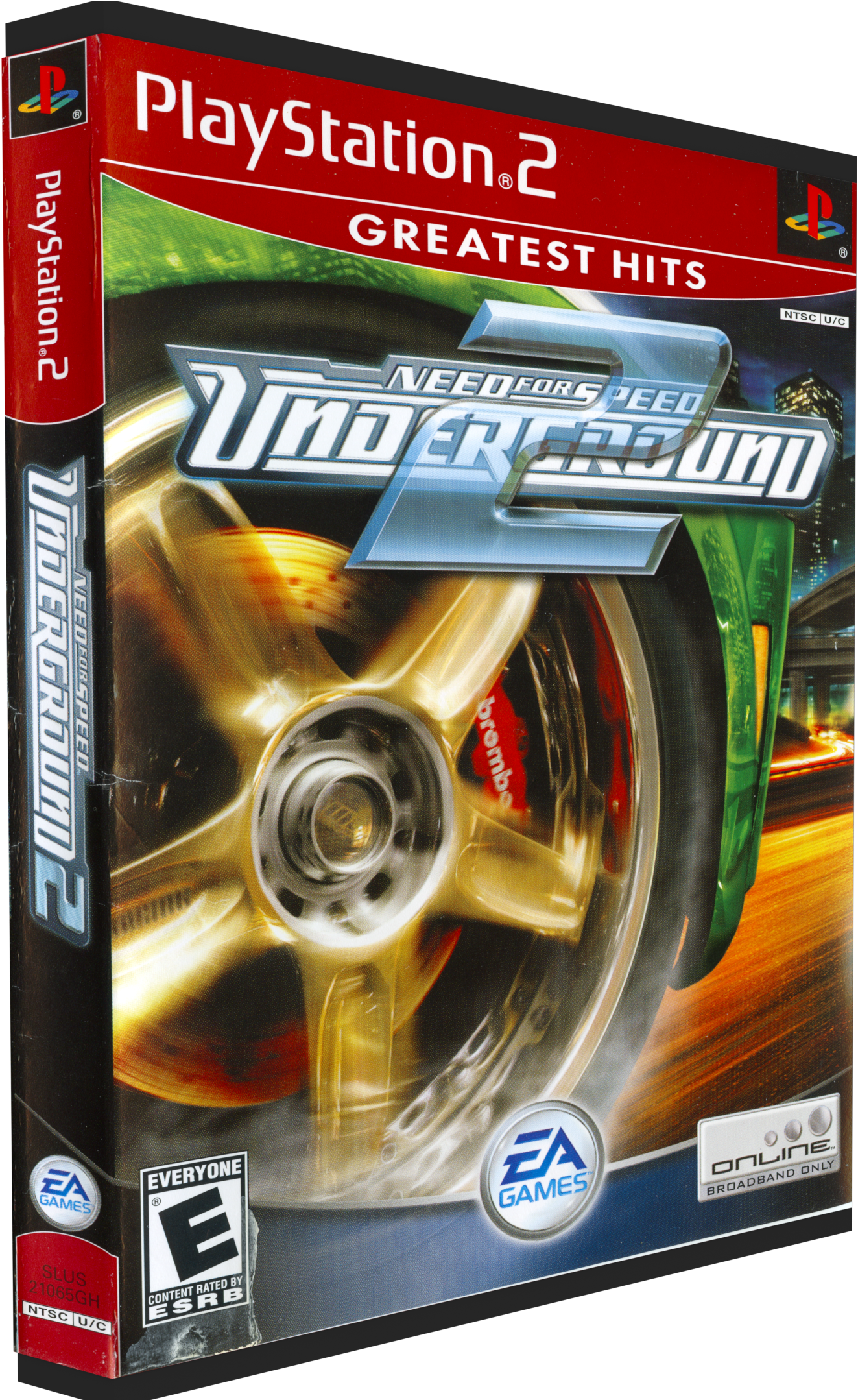 Needfor Speed Underground2 P S2 Cover Art