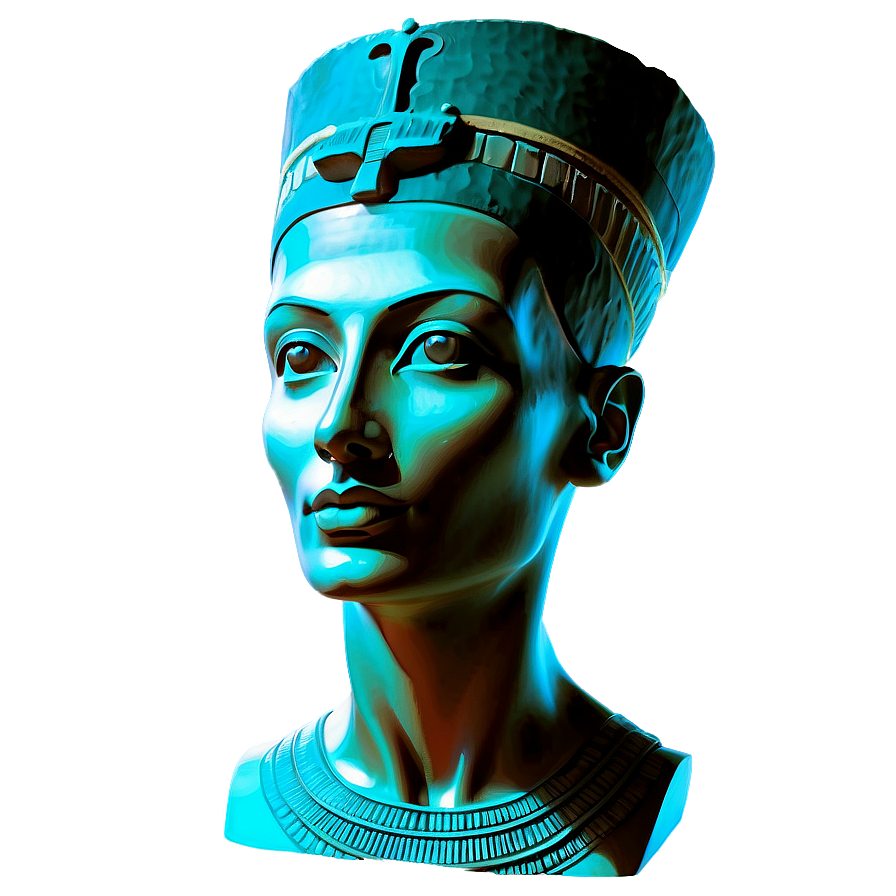 Nefertiti Bust Egypt Png Lig