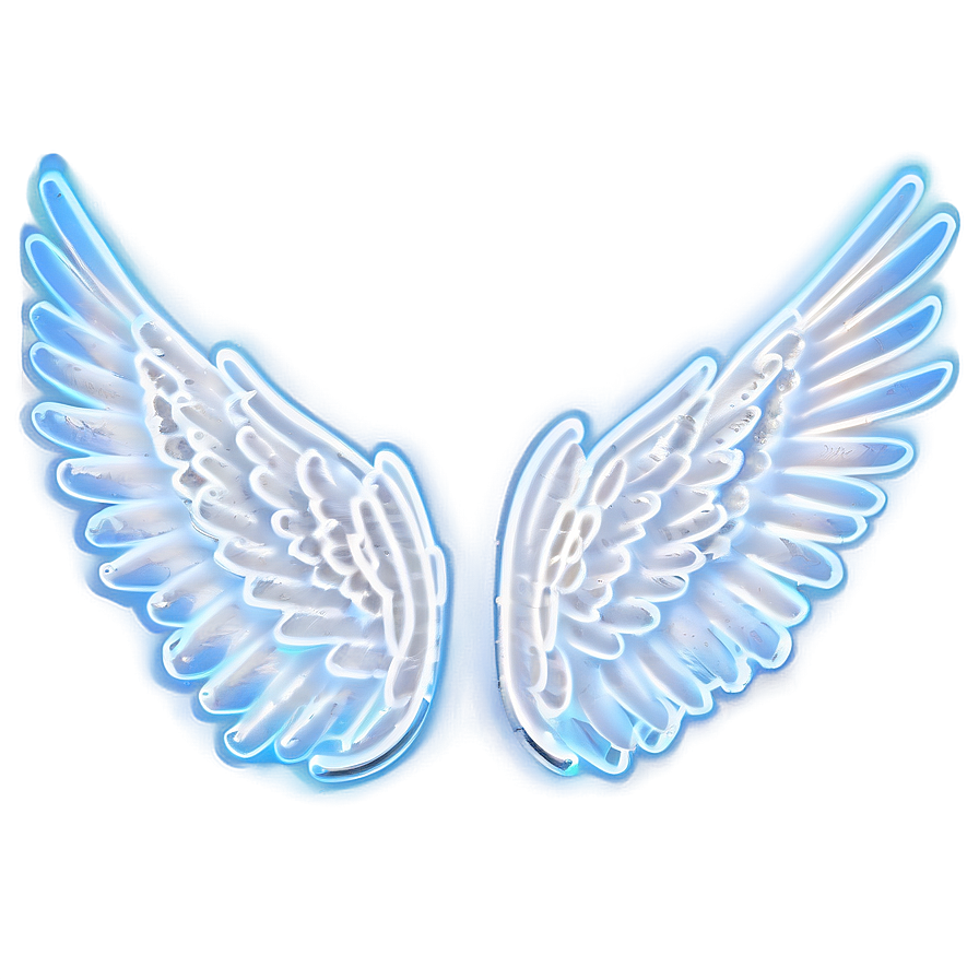 Neon Angel Wings Symbol Png 30