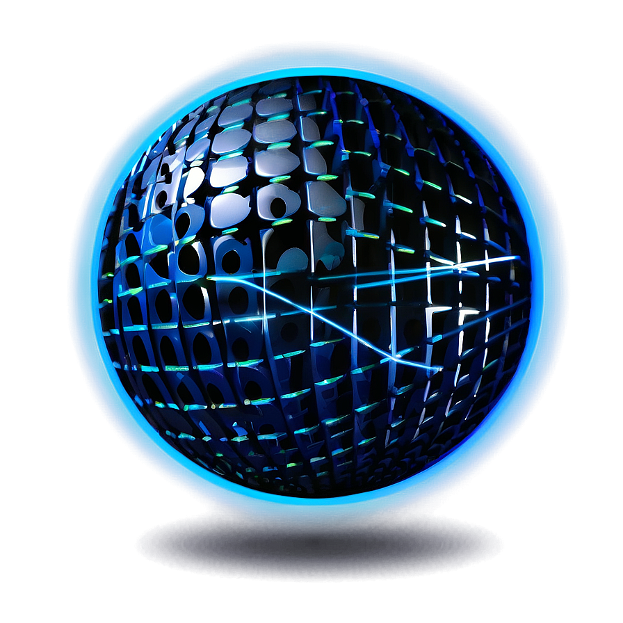 Neon Blue Ball Png 38